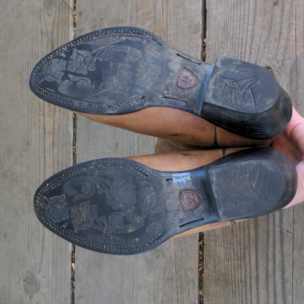 Ariat Women's Heritage Distressed Brown Western Boots Size 7B - Picture 8 of 16